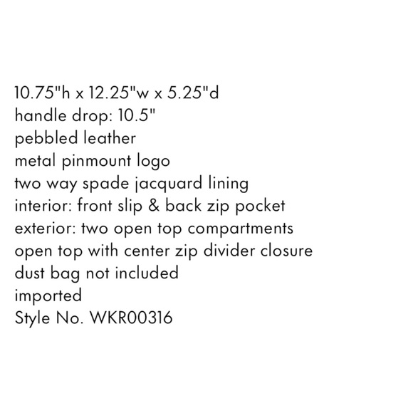 KATE SPADE Leather Leila triple compartment shoulder bag cream tan Colorblock - Picture 15 of 15